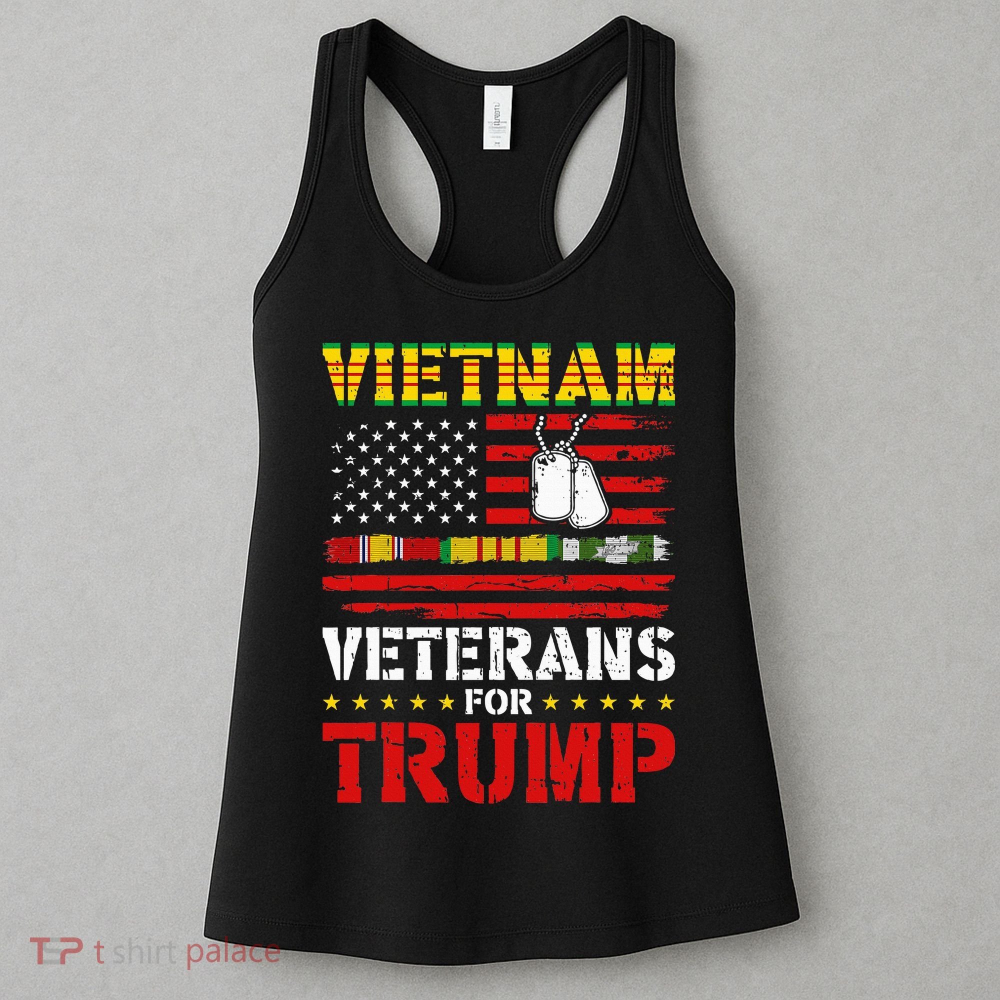 Vietnam Veterans For Trump 2024 Election Women's Tank Top