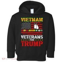 Vietnam Veterans For Trump 2024 Election Toddler Hoodie thumb 0