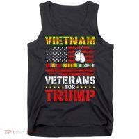 Vietnam Veterans For Trump 2024 Election Tank Top thumb 0