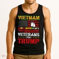 Vietnam Veterans For Trump 2024 Election Tank Top thumb 3