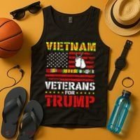 Vietnam Veterans For Trump 2024 Election Tank Top thumb 4