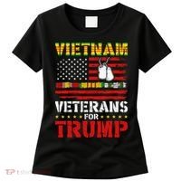 Vietnam Veterans For Trump 2024 Election Women's T-Shirt thumb 0