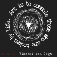 Vincent van Gogh Art Artist Inspirational Quote Text  Women's Sweatshirt thumb 2