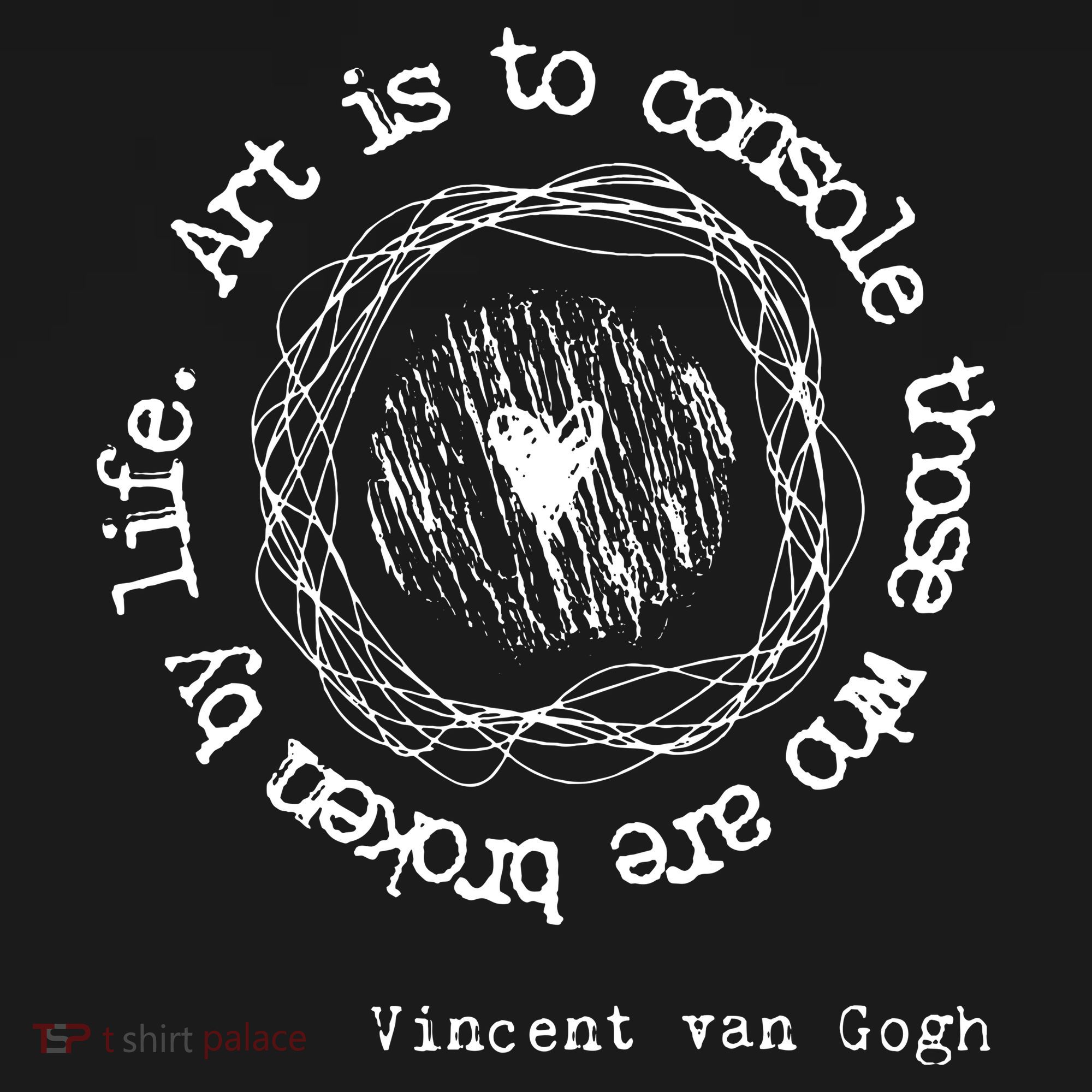 Vincent van Gogh Art Artist Inspirational Quote Text  Coaster