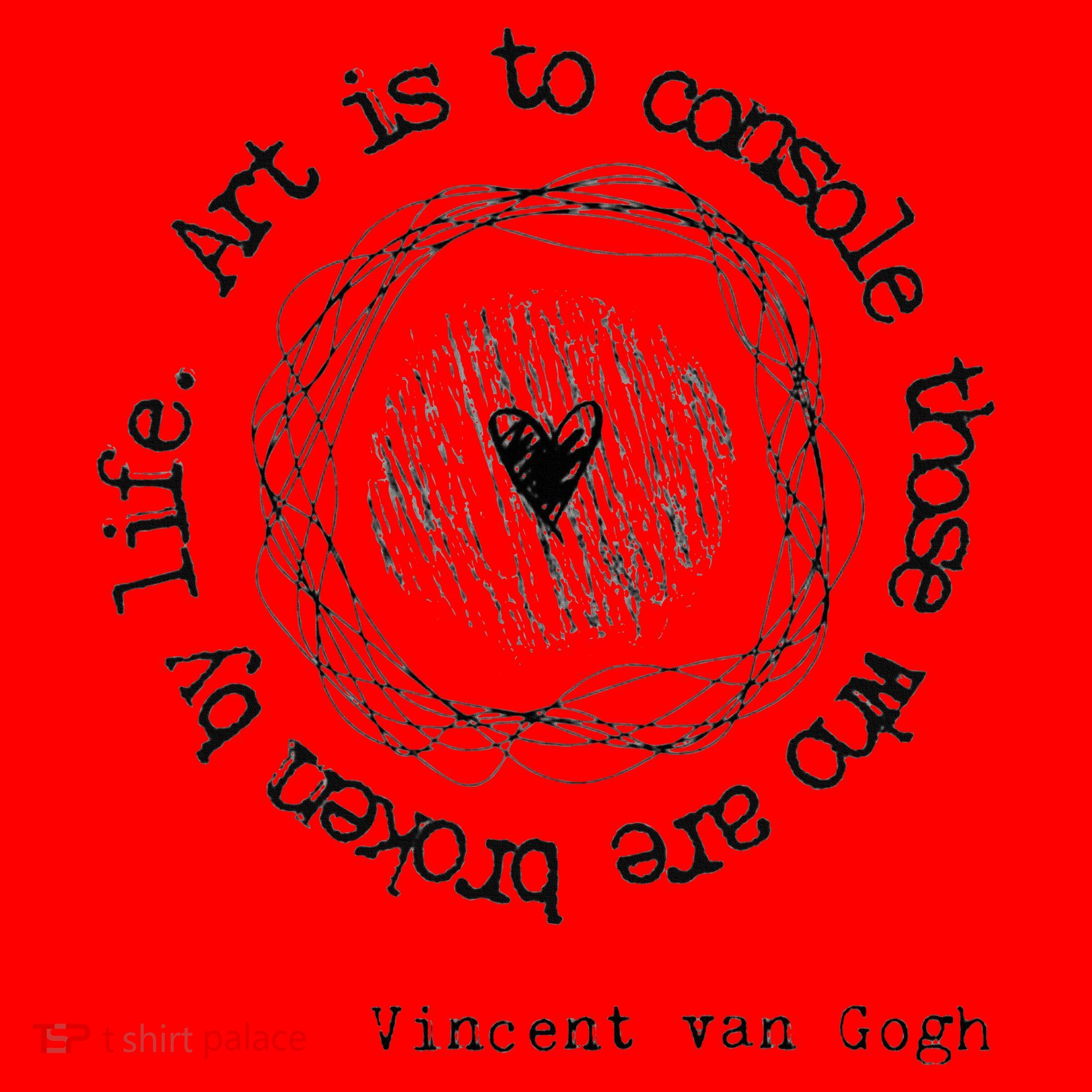 Vincent van Gogh Art Artist Inspirational Quote Text  Santa Hat
