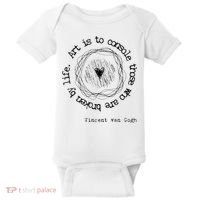 Vincent van Gogh Art Artist Inspirational Quote Text  Baby Bodysuit thumb 0