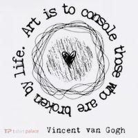 Vincent van Gogh Art Artist Inspirational Quote Text  Baby Bodysuit thumb 2
