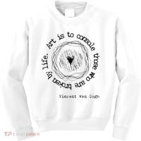 Vincent van Gogh Art Artist Inspirational Quote Text  Kids Sweatshirt thumb 0