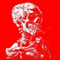 Vincent Van Gogh Skull With Cigarette Skeleton Halloween Santa Hat thumb 1