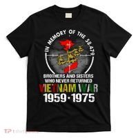 Vietnam Veteran Gift Memory Brothers And Sisters Never Returned T-Shirt thumb 0