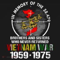Vietnam Veteran Gift Memory Brothers And Sisters Never Returned T-Shirt thumb 7