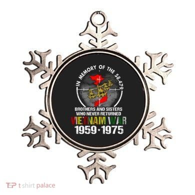 Vietnam Veteran Gift Memory Brothers And Sisters Never Returned Ornament
