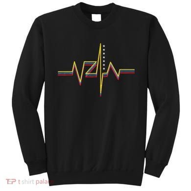 Venezuela Vzla Heart Flag Sweatshirt