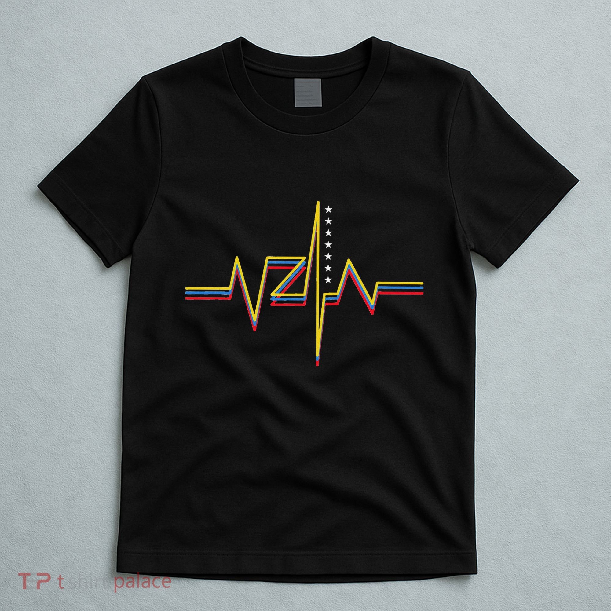 Venezuela Vzla Heart Flag T-Shirt