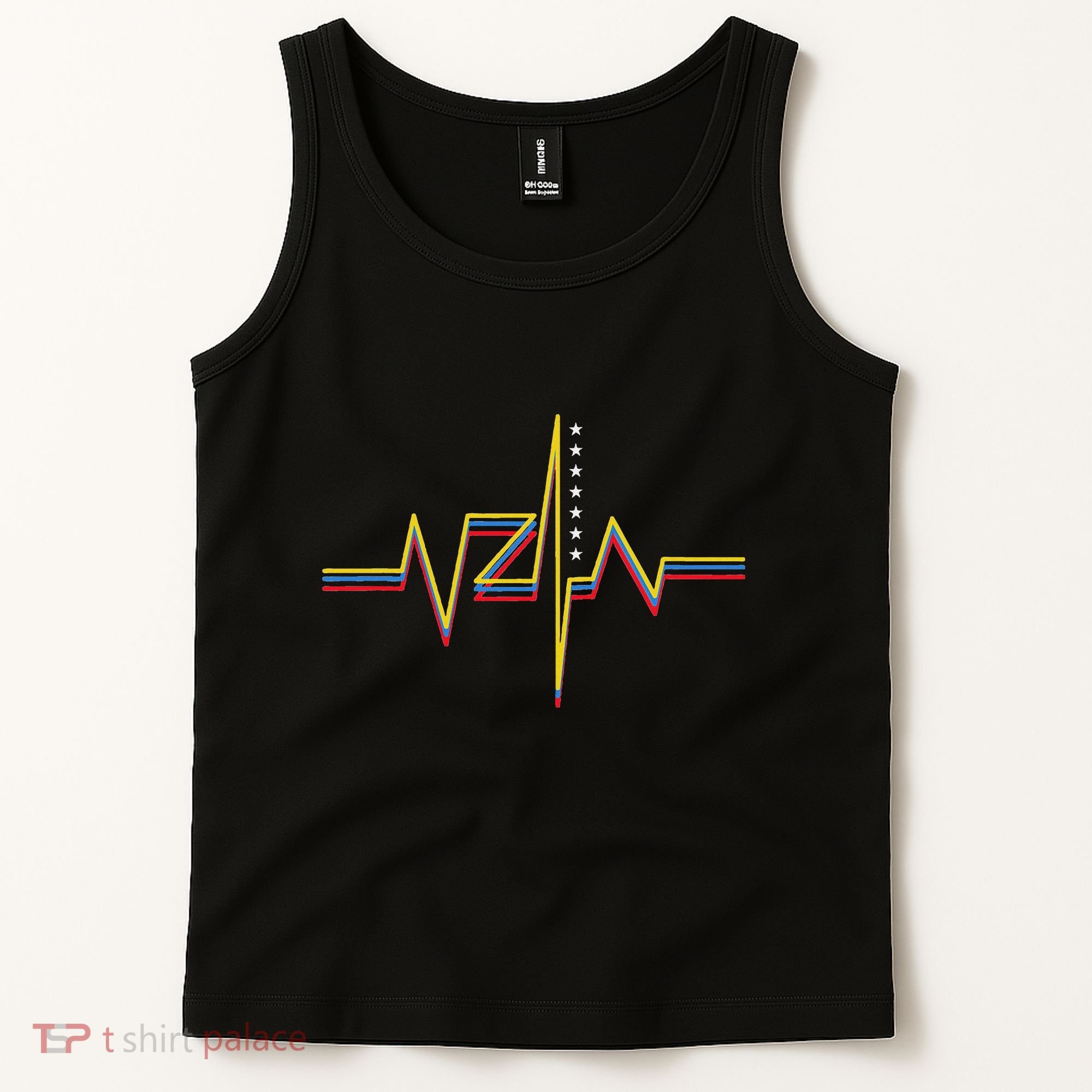 Venezuela Vzla Heart Flag Tank Top