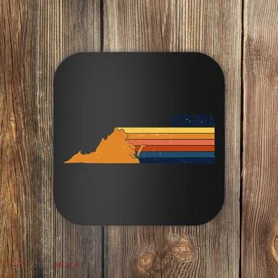 Retro Vintage Virginia Coaster