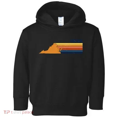 Retro Vintage Virginia Toddler Hoodie