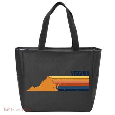 Retro Vintage Virginia Tote Bag