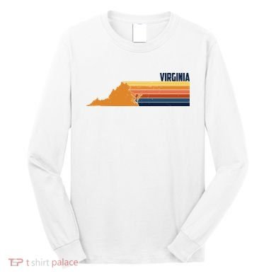 Retro Vintage Virginia Long Sleeve Shirt