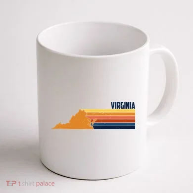 Retro Vintage Virginia Coffee Mug back