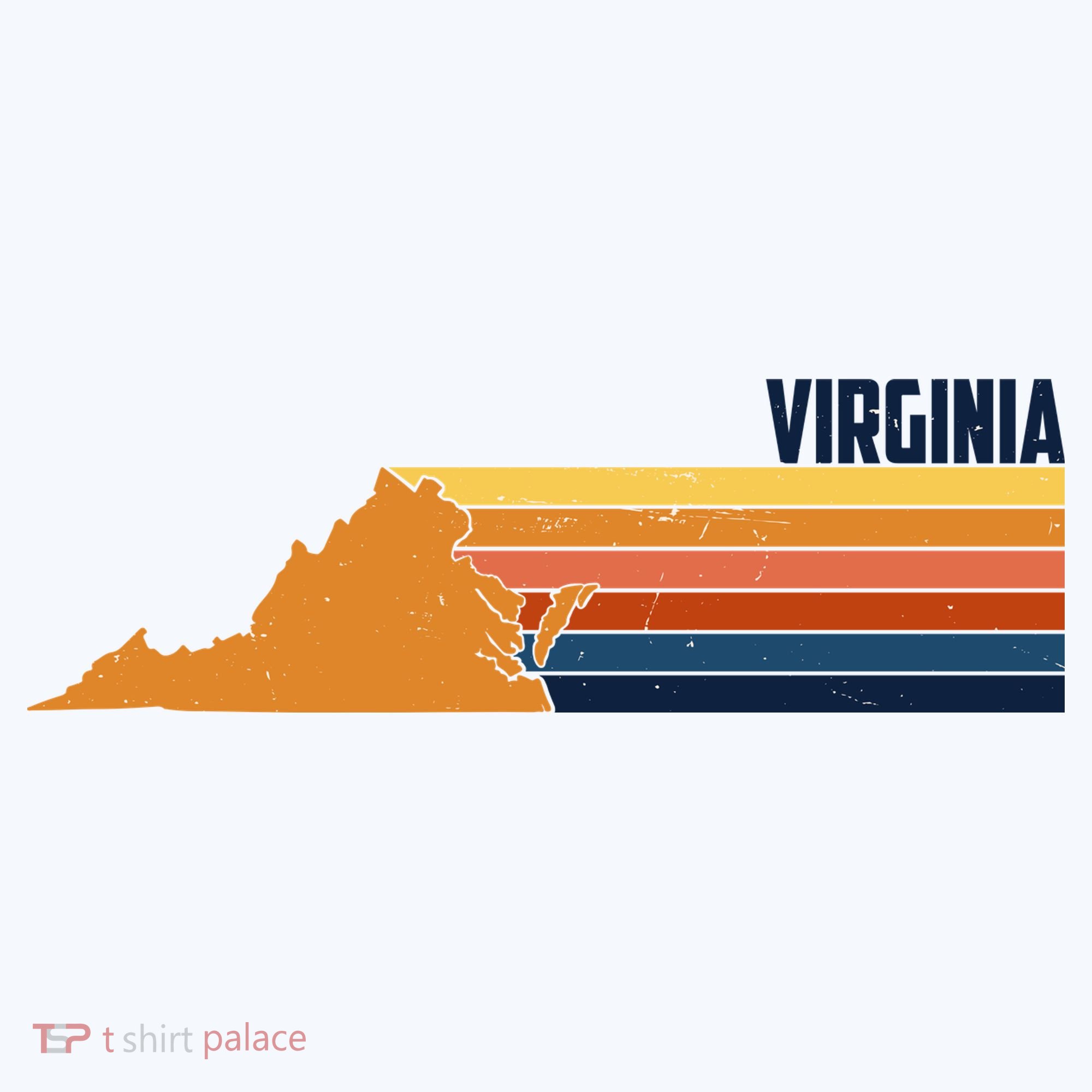 Retro Vintage Virginia Women's Hoodie
