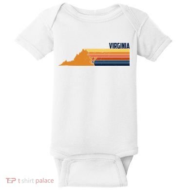 Retro Vintage Virginia Baby Bodysuit