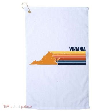 Retro Vintage Virginia Golf Towel