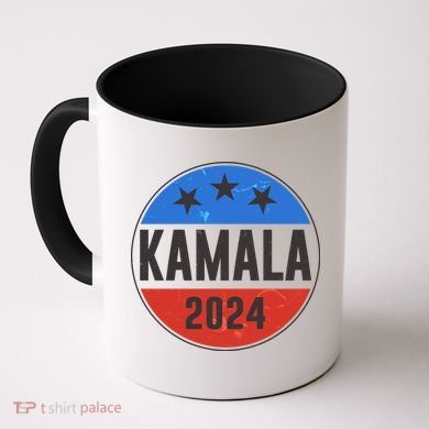 Vintage Vote Kamala 2024 Election Emblem Coffee Mug