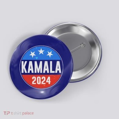 Vintage Vote Kamala 2024 Election Emblem Button