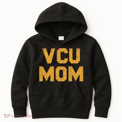 Vintage Vcu Mom Kids Hoodie