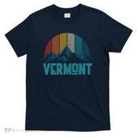 Vermont Vintage Mountains Nature Hiking Souvenir Gift T-Shirt thumb 0