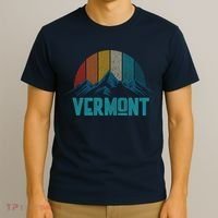 Vermont Vintage Mountains Nature Hiking Souvenir Gift T-Shirt thumb 3