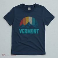 Vermont Vintage Mountains Nature Hiking Souvenir Gift T-Shirt thumb 5