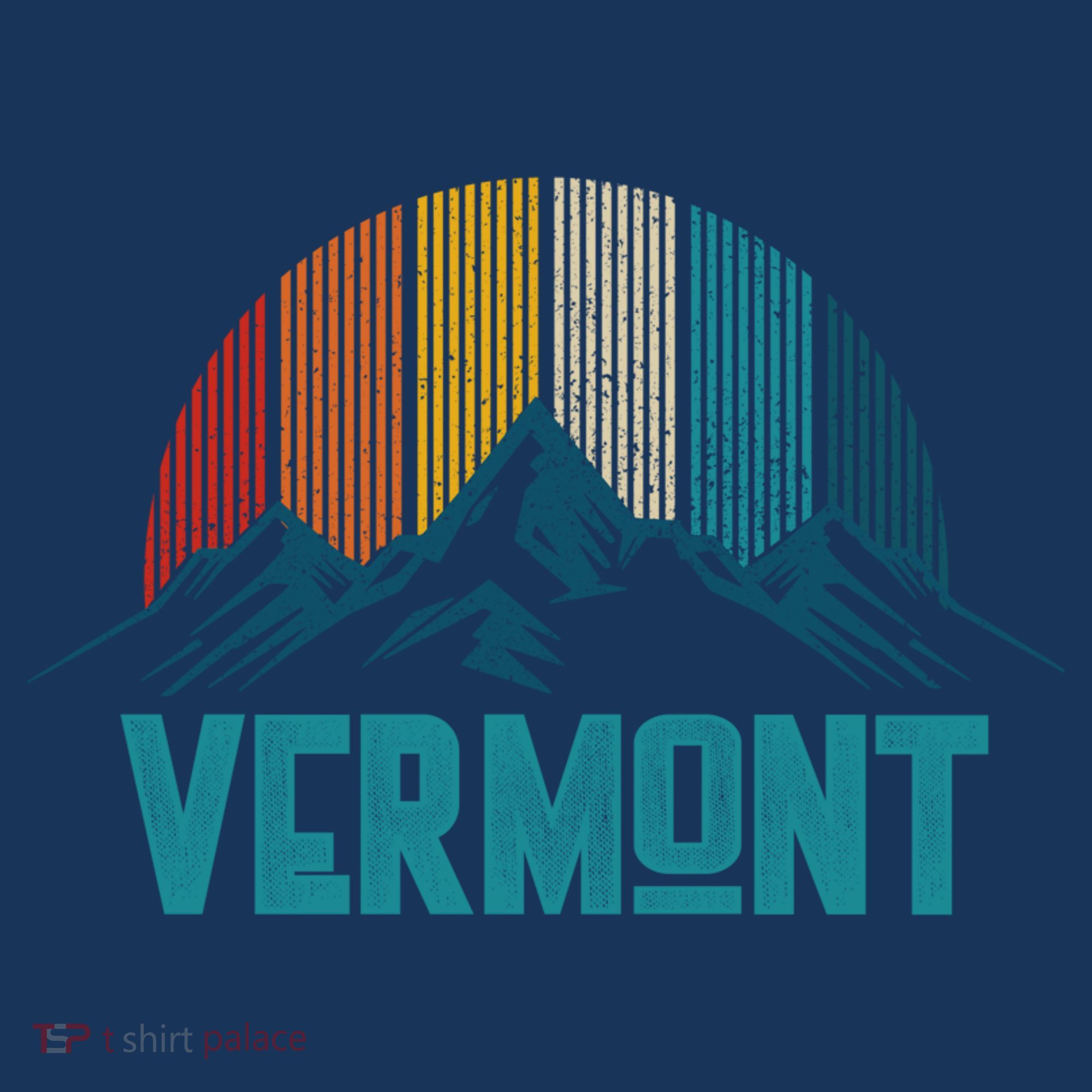 Vermont Vintage Mountains Nature Hiking Souvenir Gift T-Shirt