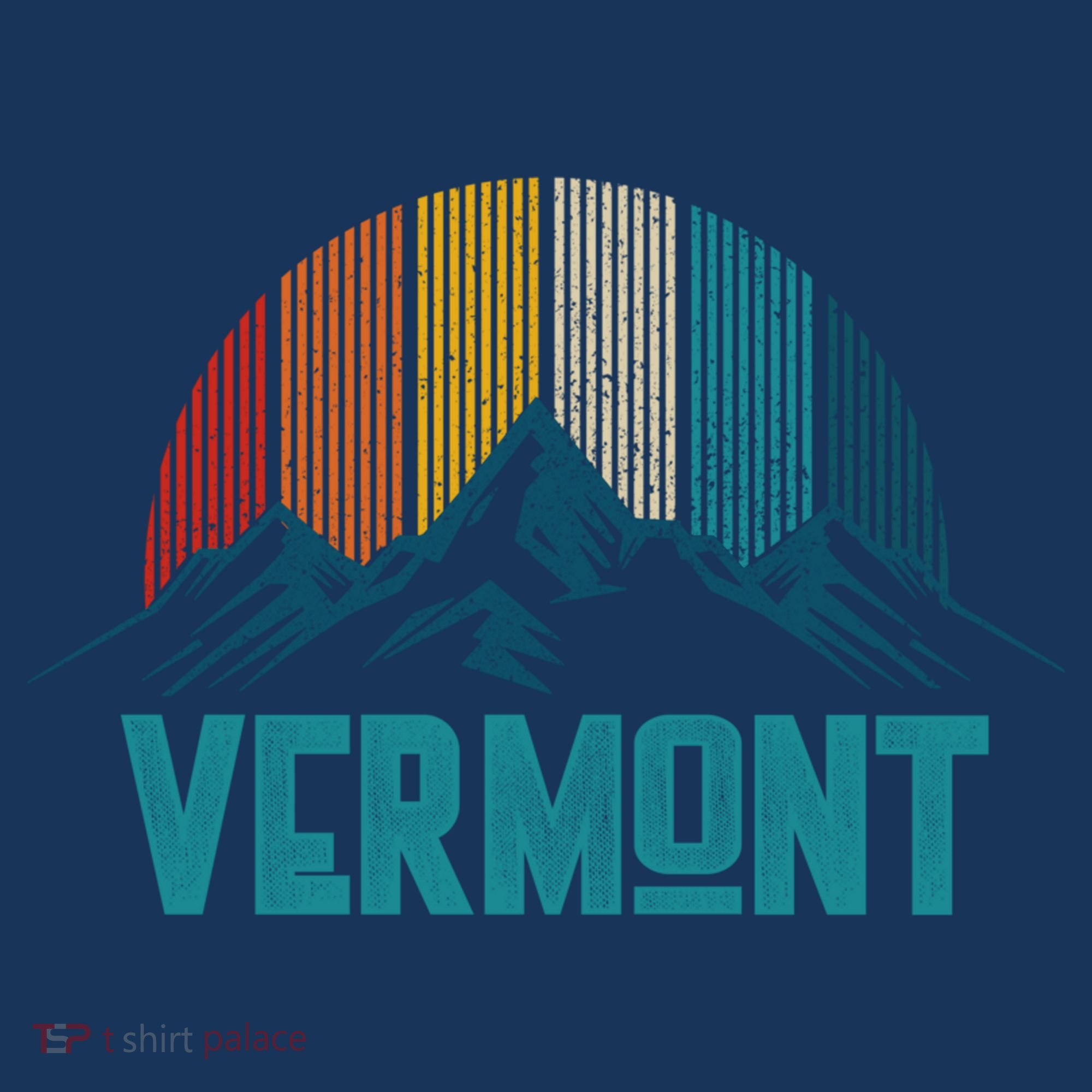 Vermont Vintage Mountains Nature Hiking Souvenir Gift Women's T-Shirt