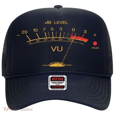 Volume Vu Meter Vintage Audio Engineer Recording Hat
