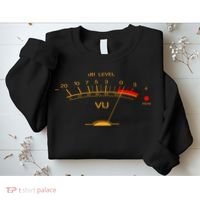 Volume Vu Meter Audio Engineer Recording Studio Gear Head Musician Guitar Sweatshirt thumb 2