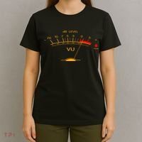 Volume Vu Meter Audio Engineer Recording Studio Gear Head Musician Guitar T-Shirt thumb 4