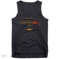 Volume Vu Meter Audio Engineer Recording Studio Gear Head Musician Guitar Tank Top thumb 0