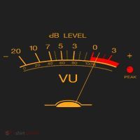 Volume Vu Meter Audio Engineer Recording Studio Gear Head Musician Guitar Golf Towel thumb 3