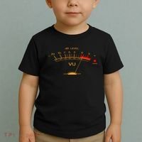 Volume Vu Meter Audio Engineer Recording Studio Gear Head Musician Guitar Toddler T-Shirt thumb 2