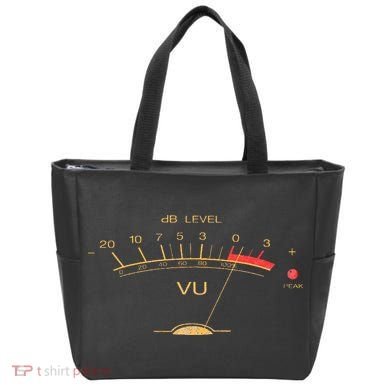 Volume VU Meter Vintage Audio Engineer Recording Studio Tote Bag