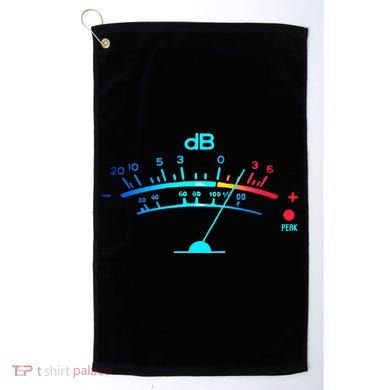 Volume VU Meter Vintage Audio Engineer Recording Golf Towel
