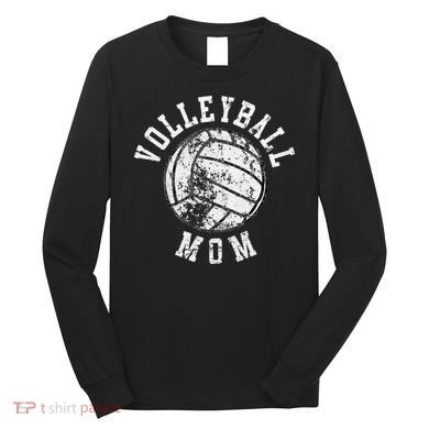 Vintage Volleyball Mom Long Sleeve Shirt