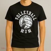 Vintage Volleyball Mom T-Shirt thumb 3