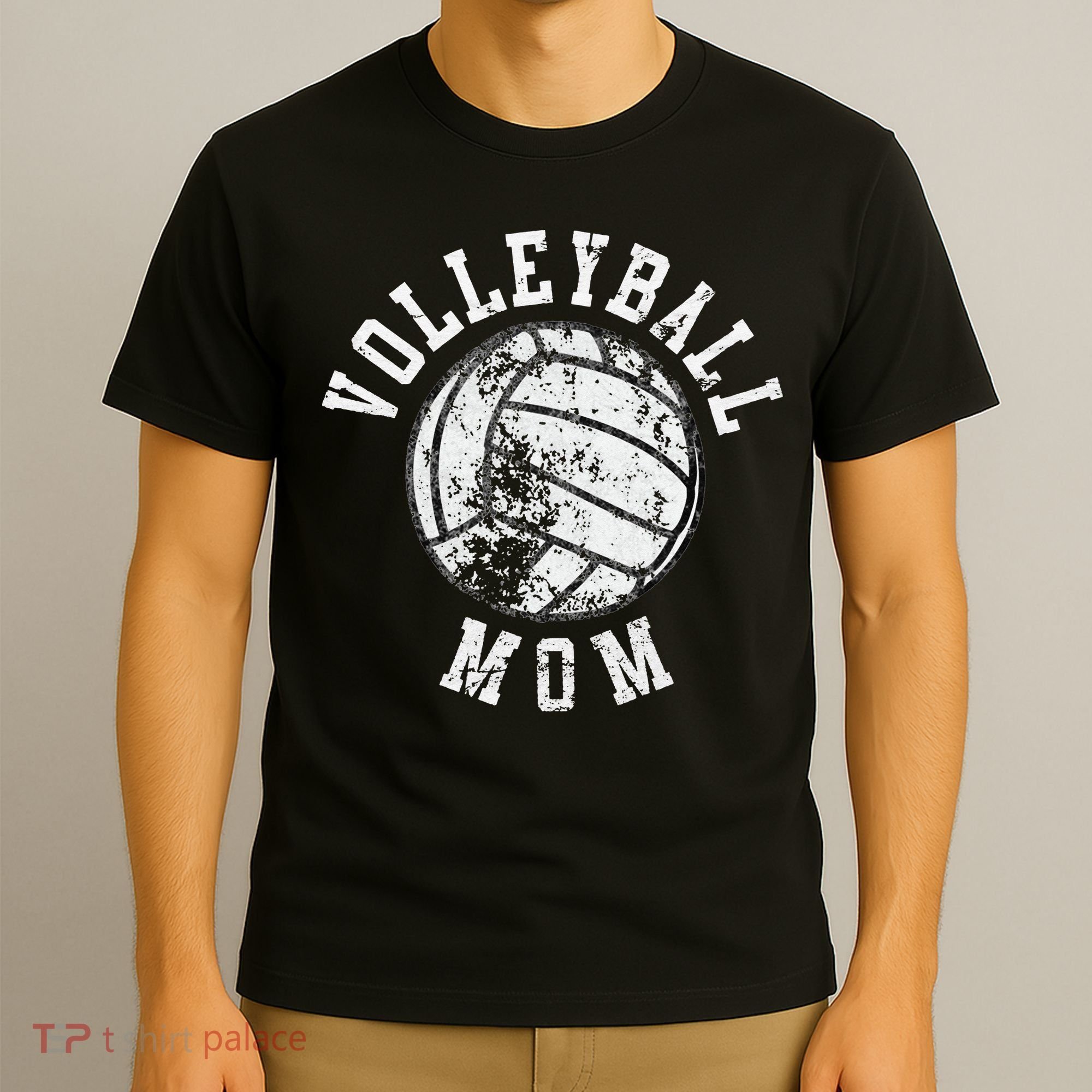Vintage Volleyball Mom T-Shirt