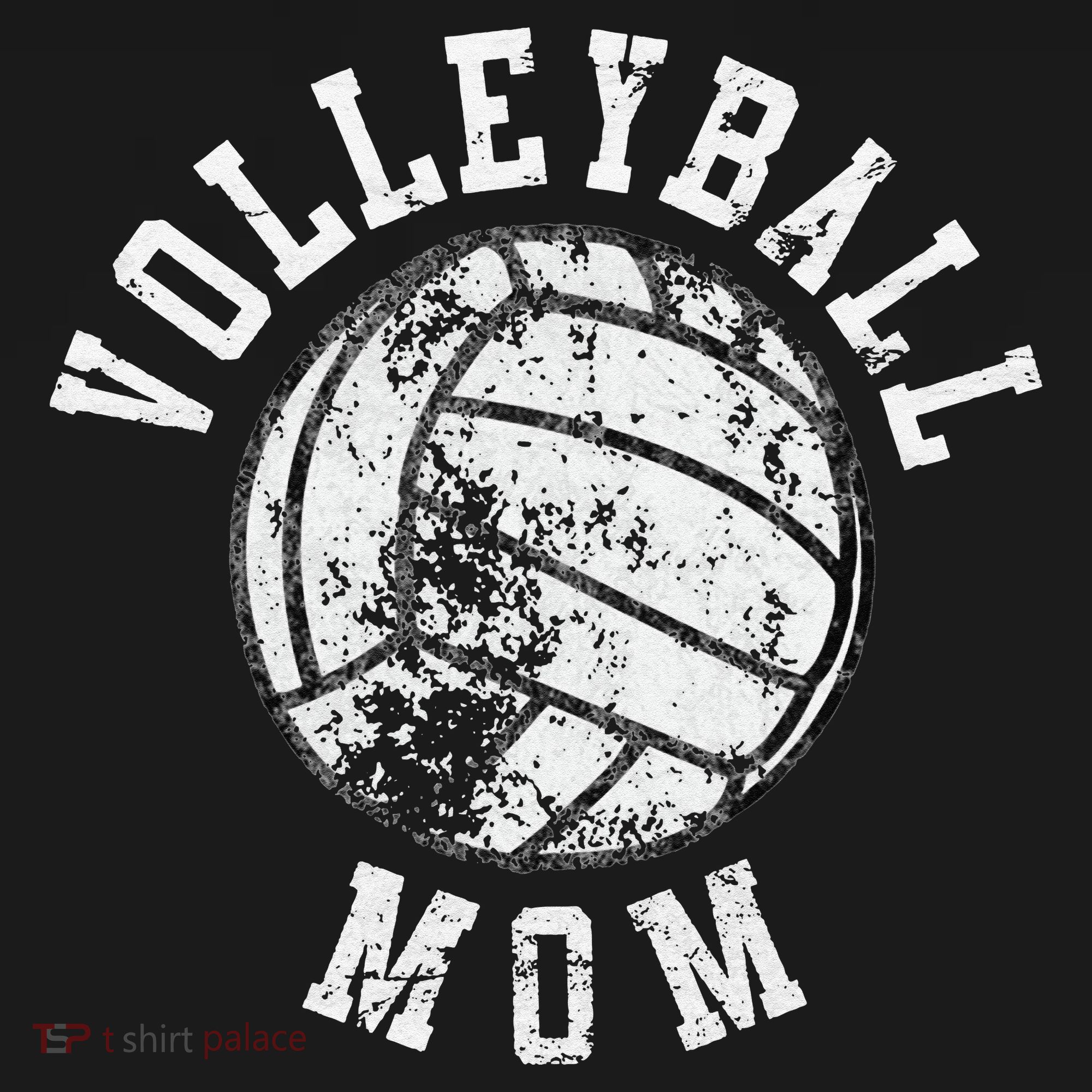 Vintage Volleyball Mom T-Shirt