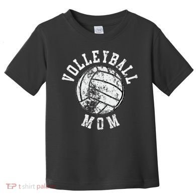 Vintage Volleyball Mom Toddler T-Shirt