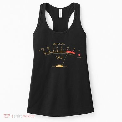 Volume VU Meter Vintage Audio Engineer Recording Studio Women's Tank Top