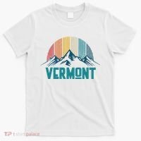 Vermont Vintage Mountains Nature Hiking Souvenir Gift T-Shirt thumb 0
